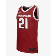 Arknasas Nike D.J. Wagner #21 Basketball Jersey